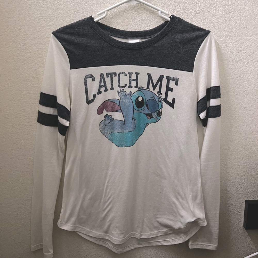 Disney Distressed Stitch Top